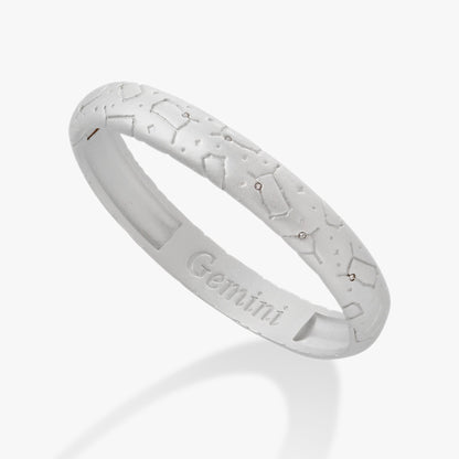 Alex and Ani Gemini Zodiac Hinge Bangle