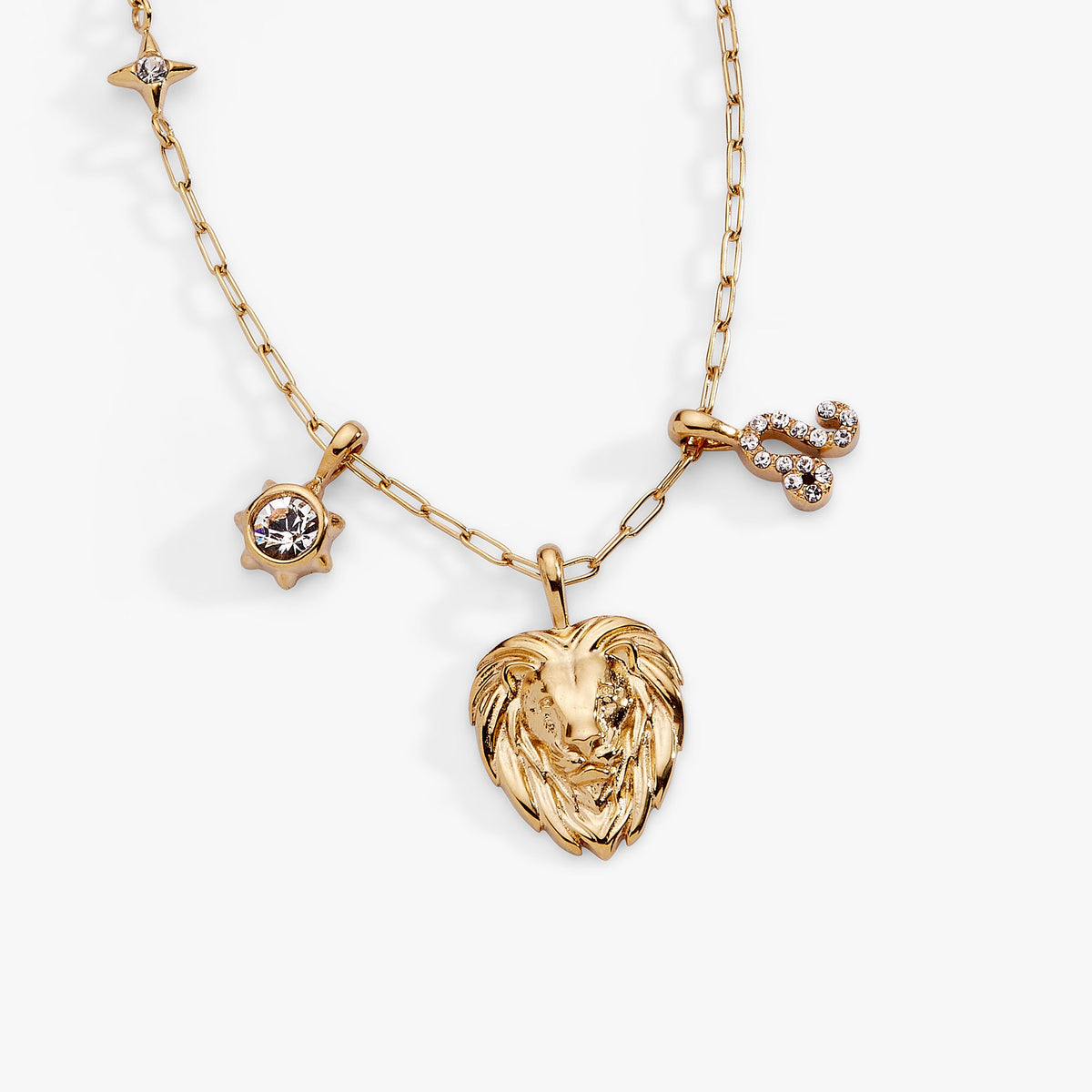Alex and Ani Leo Charm Cluster Necklace