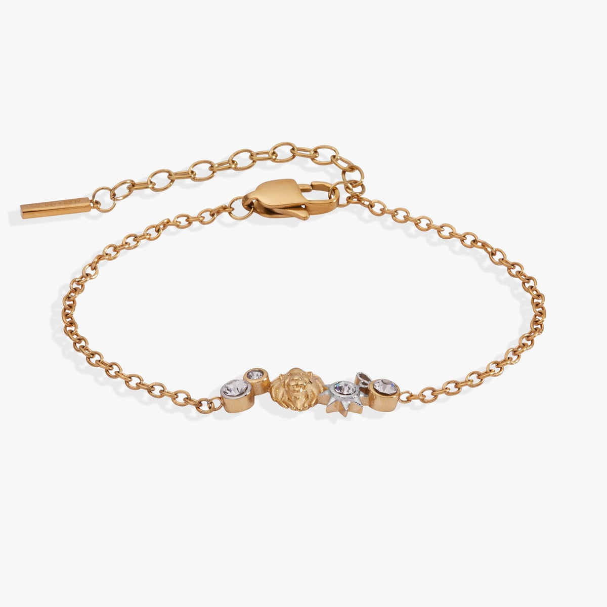 Alex and Ani Leo Symbol Inline Bracelet