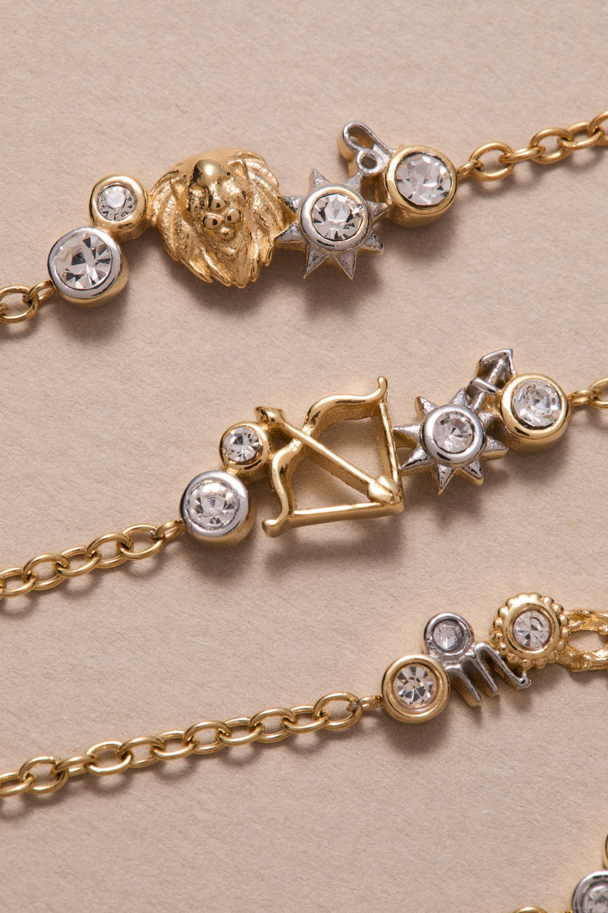 Alex and Ani Leo Symbol Inline Bracelet