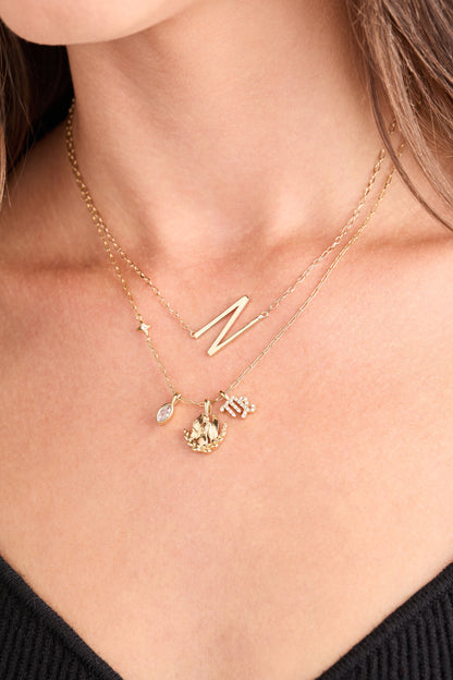 Alex and Ani Virgo Charm Cluster Necklace