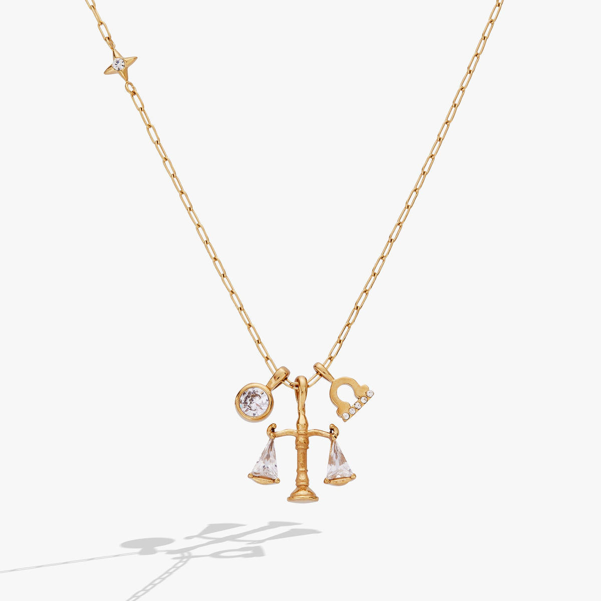 Alex and Ani Libra Charm Cluster Necklace