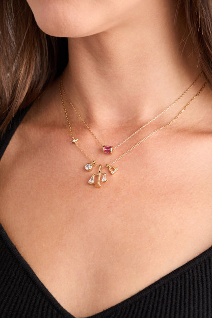 Alex and Ani Libra Charm Cluster Necklace