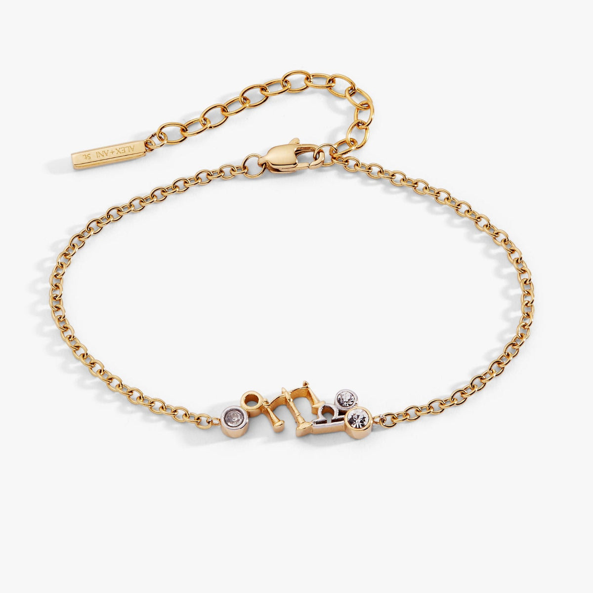 Alex and Ani Libra Symbol Inline Bracelet