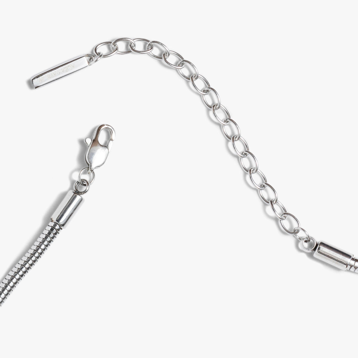 Alex and Ani Round Herringbone Charm & Layering Necklace