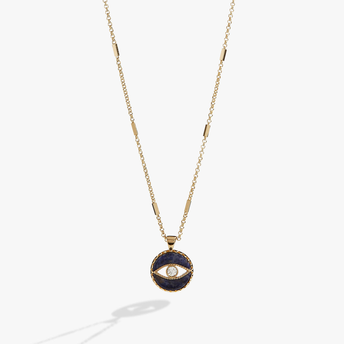 Alex and Ani Sodalite Evil Eye Necklace