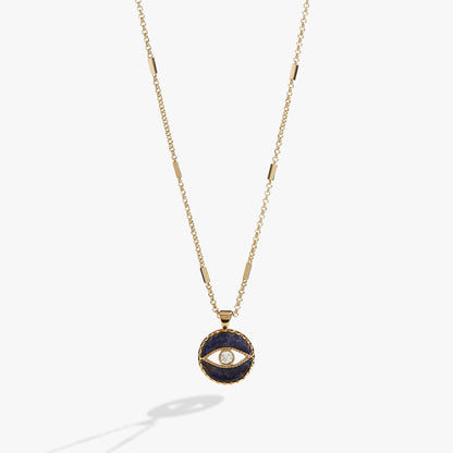 Alex and Ani Sodalite Evil Eye Necklace
