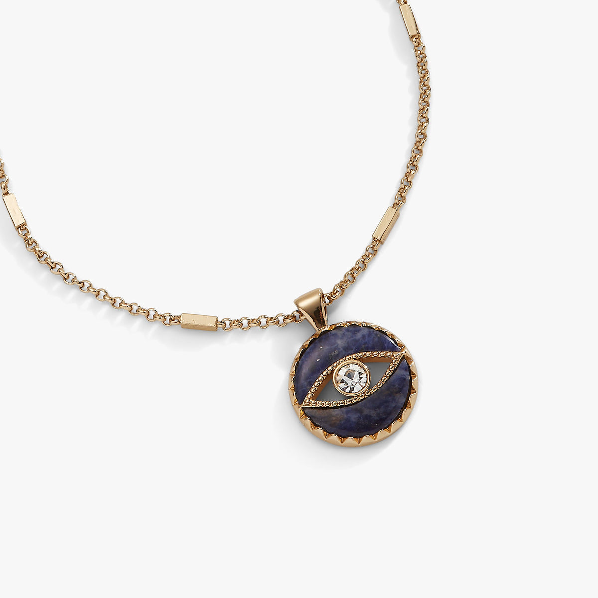 Alex and Ani Sodalite Evil Eye Necklace