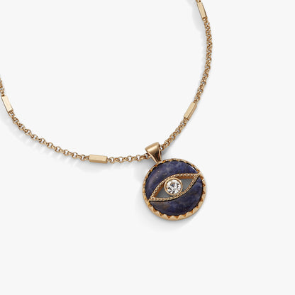 Alex and Ani Sodalite Evil Eye Necklace