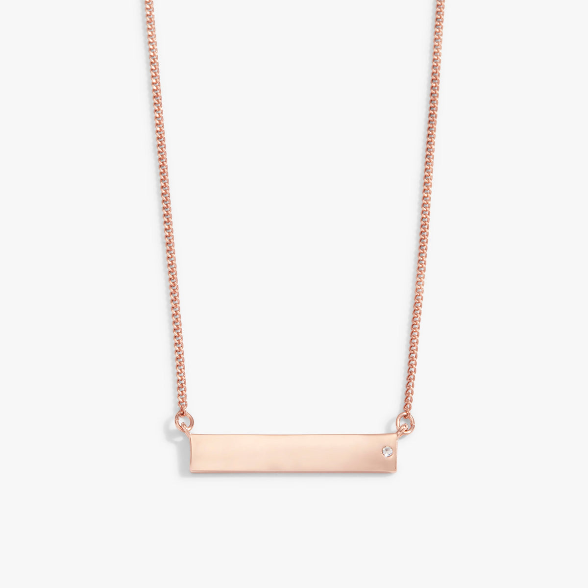 Alex and Ani Bar Necklace with Crystal Accent