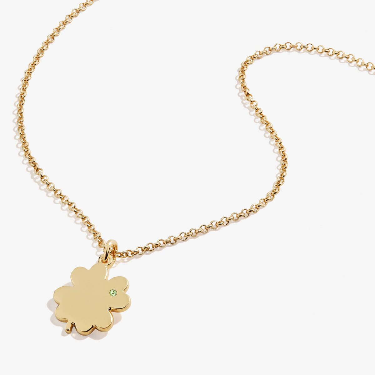Alex and Ani Four-Leaf Clover Necklace, 21"