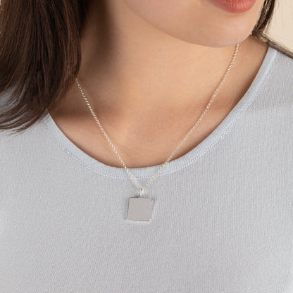 Alex and Ani Square Charm Necklace - Alex and Ani