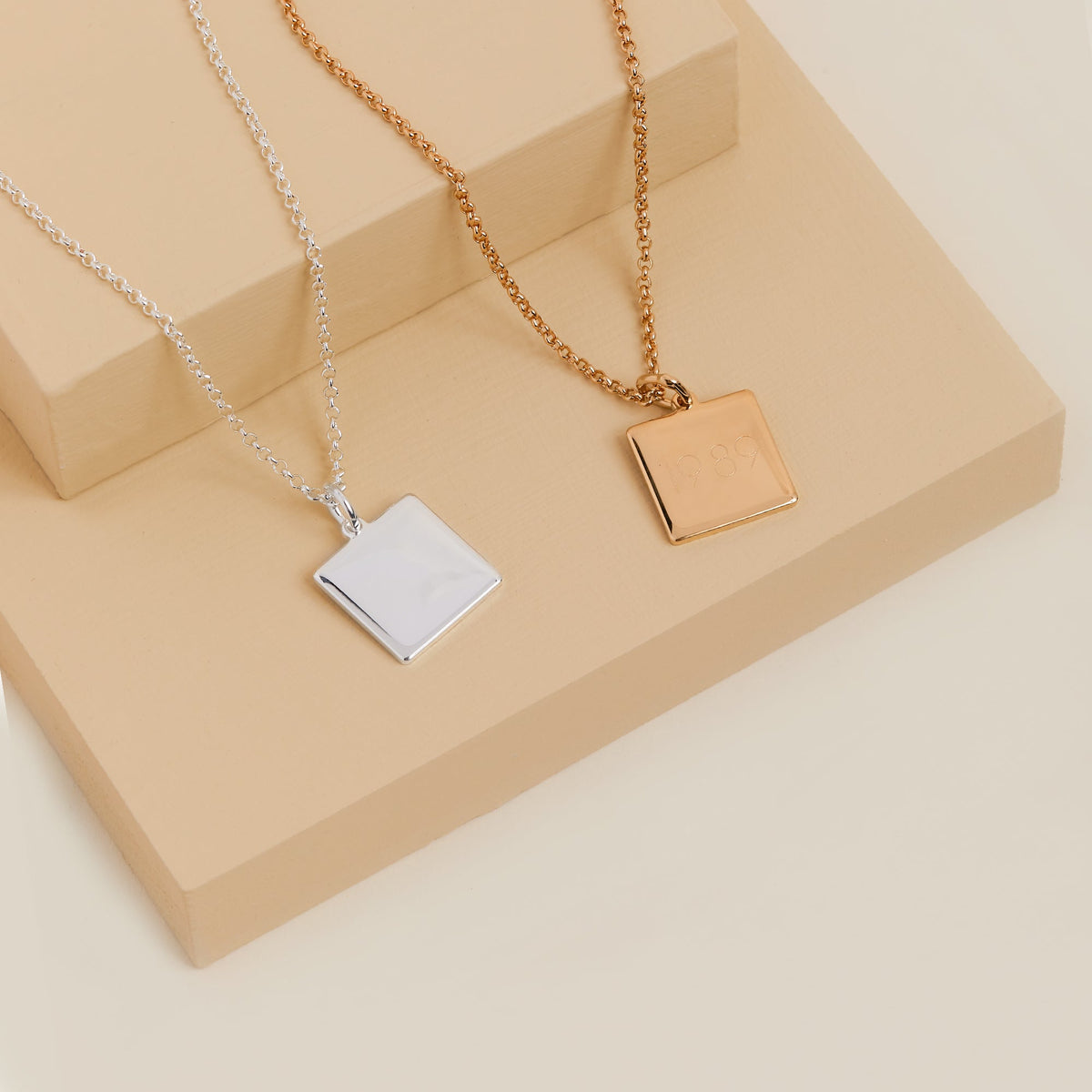 Alex and Ani Square Charm Necklace - Alex and Ani