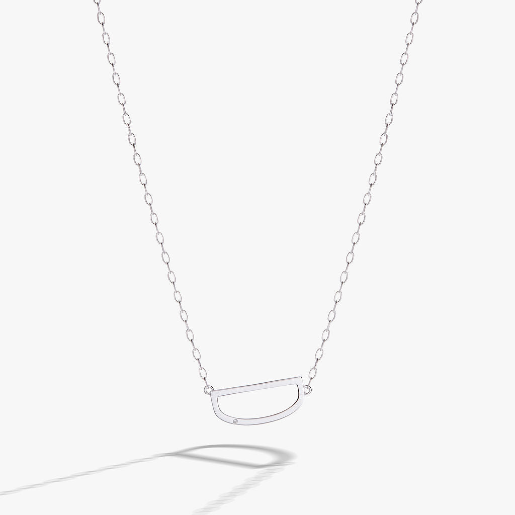 Alex and Ani Precious Elongated Initial Necklace D