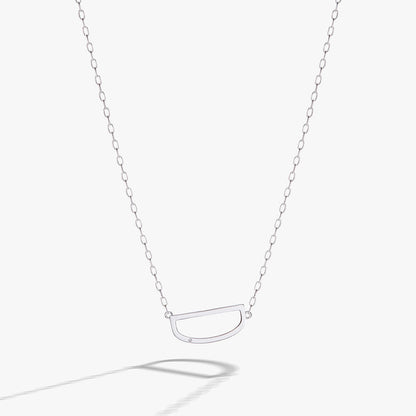 Alex and Ani Precious Elongated Initial Necklace D