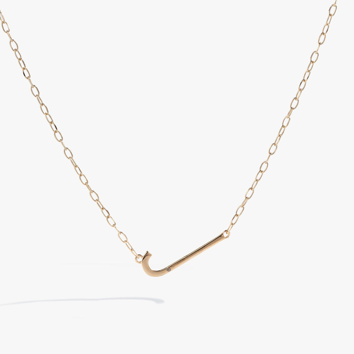 Alex and Ani Precious Elongated Initial Necklace J