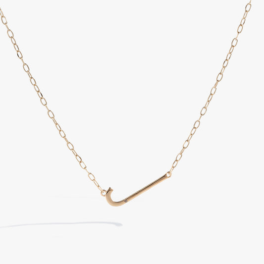 Alex and Ani Precious Elongated Initial Necklace J