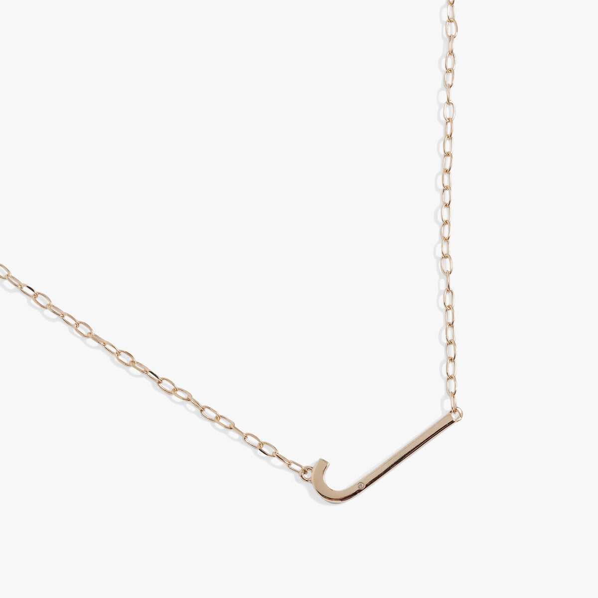 Alex and Ani Precious Elongated Initial Necklace J