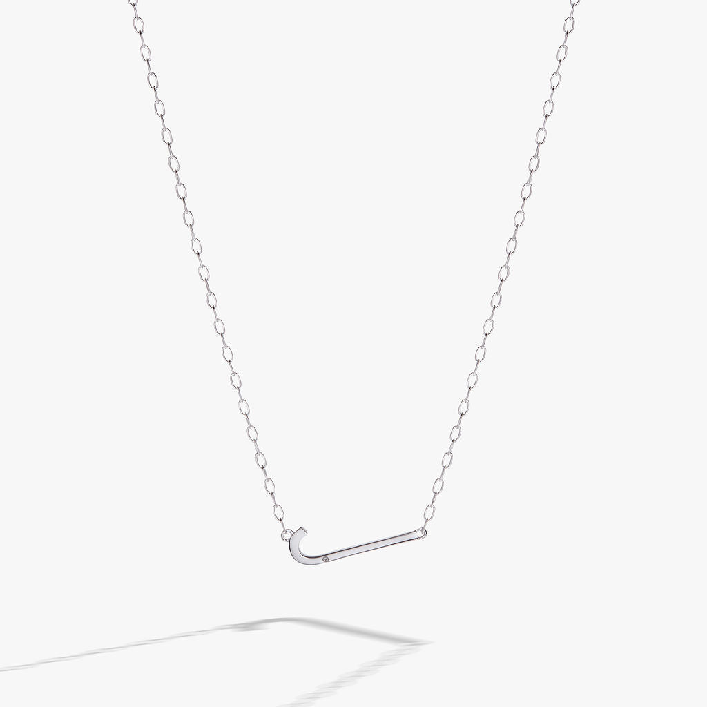 Alex and Ani Precious Elongated Initial Necklace J