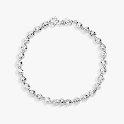 Alex and Ani Sister Elongated Crystal Stretch Bracelet