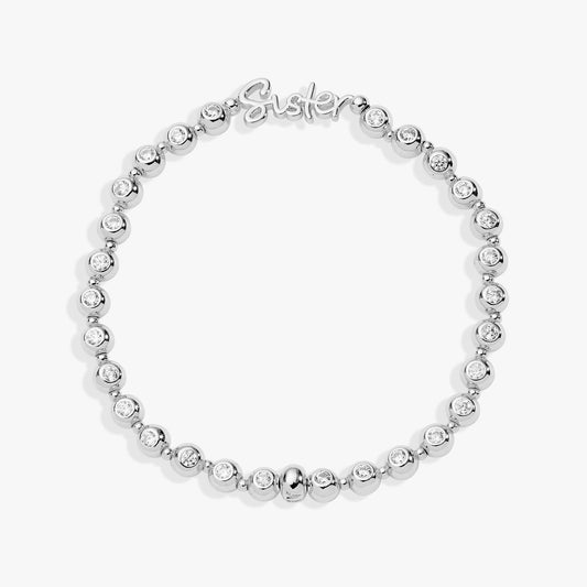 Alex and Ani Sister Elongated Crystal Stretch Bracelet