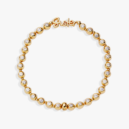 Alex and Ani Sister Elongated Crystal Stretch Bracelet