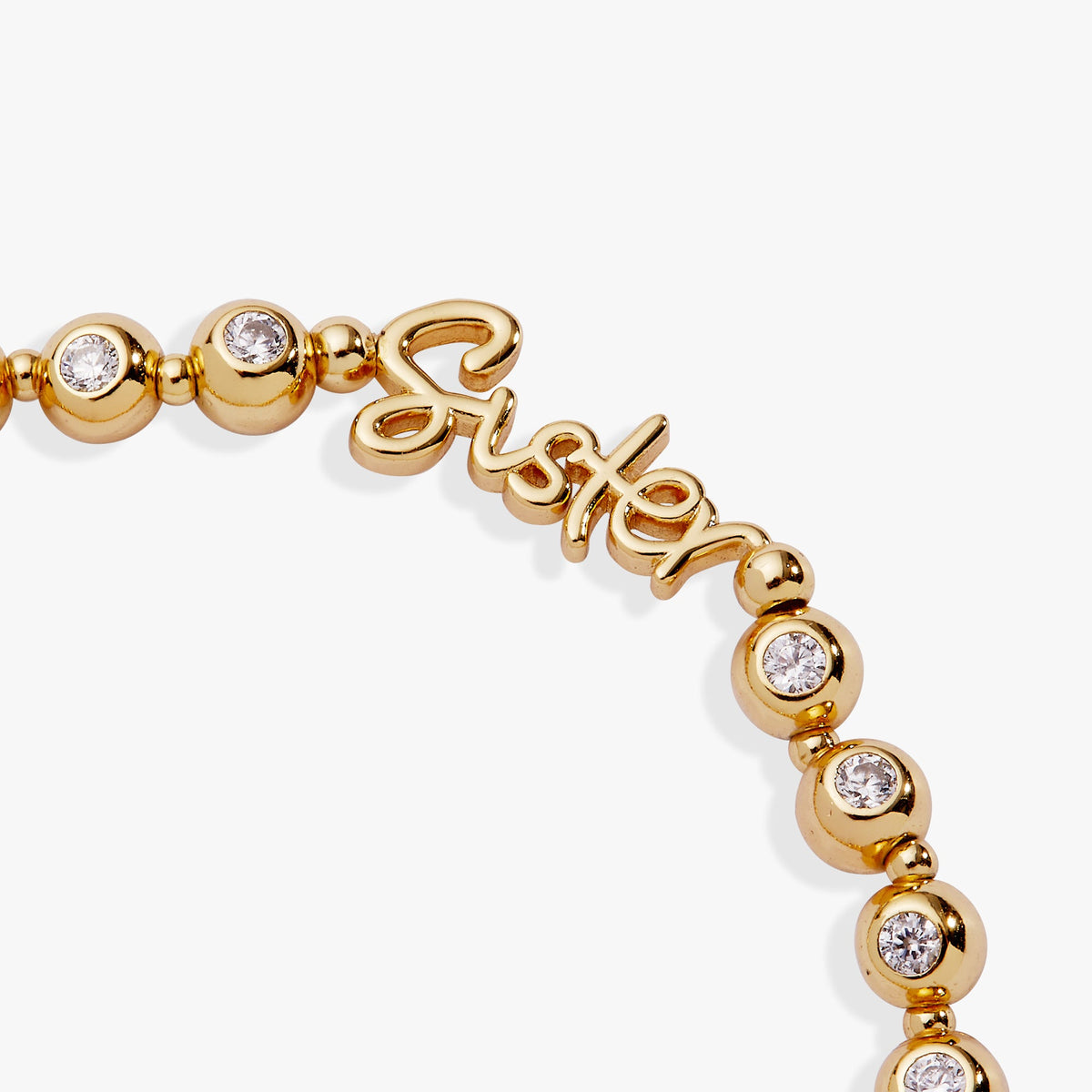 Alex and Ani Sister Elongated Crystal Stretch Bracelet