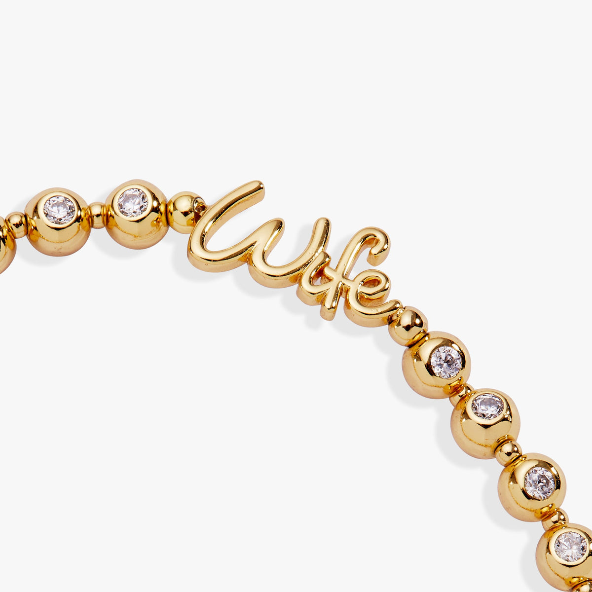Alex and Ani Wife Elongated Crystal Stretch Bracelet