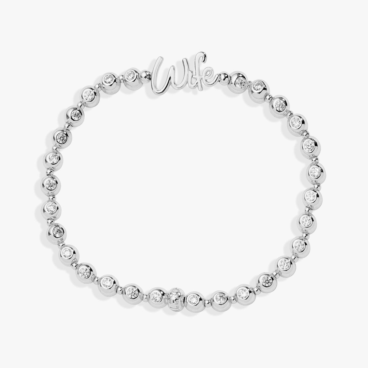 Alex and Ani Wife Elongated Crystal Stretch Bracelet