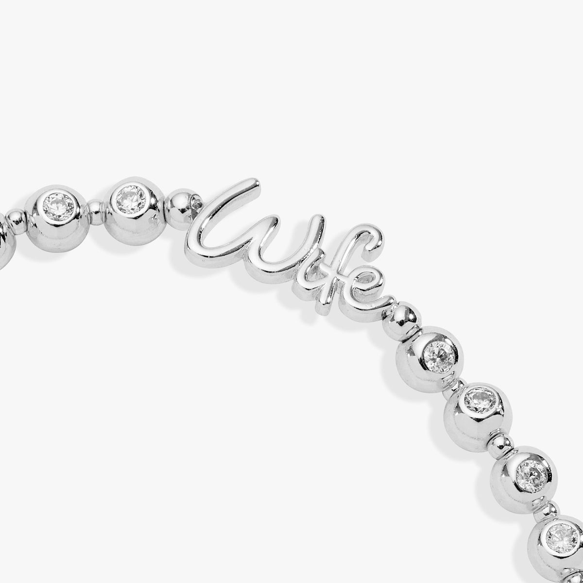 Alex and Ani Wife Elongated Crystal Stretch Bracelet