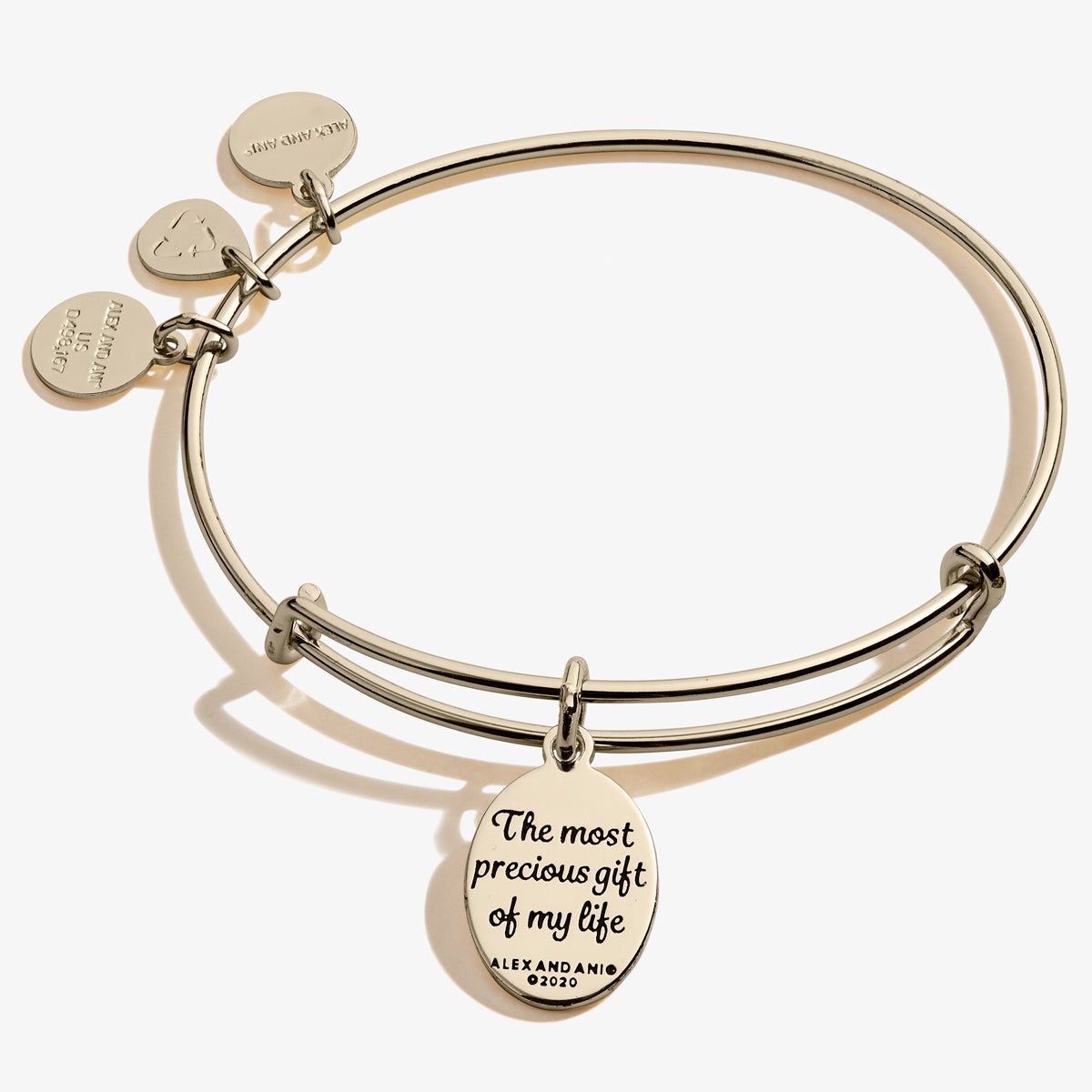 Alex and Ani Daughter, 'Most Precious Gift' Charm Bangle Bracelet