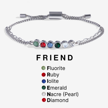 Alex and Ani Friend Acrostic Bolo