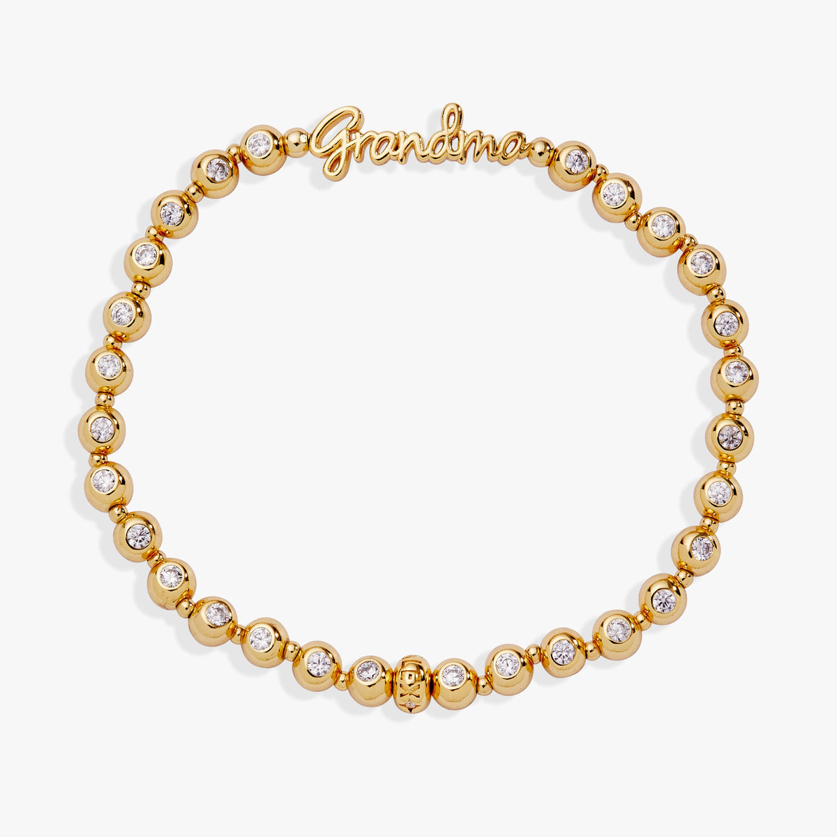 Alex and Ani Grandma Elongated Crystal Stretch Bracelet