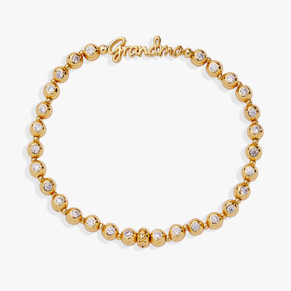 Alex and Ani Grandma Elongated Crystal Stretch Bracelet