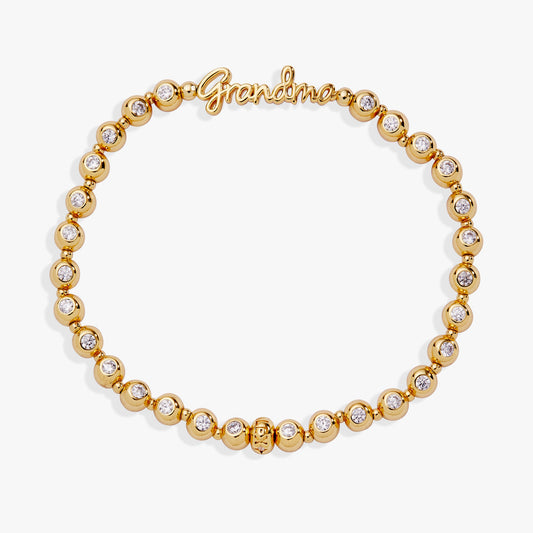 Alex and Ani Grandma Elongated Crystal Stretch Bracelet