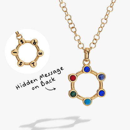 Alex and Ani Sister Acrostic Interchangeable Necklace