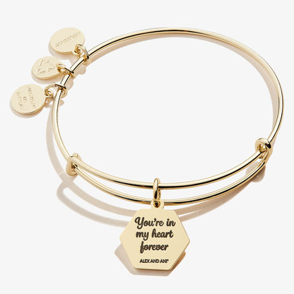 Alex and Ani Stepmom 'You're In My Heart Forever' Charm Bangle