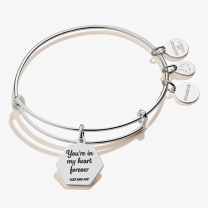 Alex and Ani Stepmom 'You're In My Heart Forever' Charm Bangle