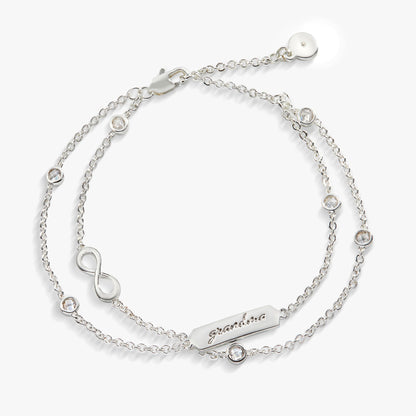 Alex and Ani Grandma' Infinity Chain Bracelet, Adjustable