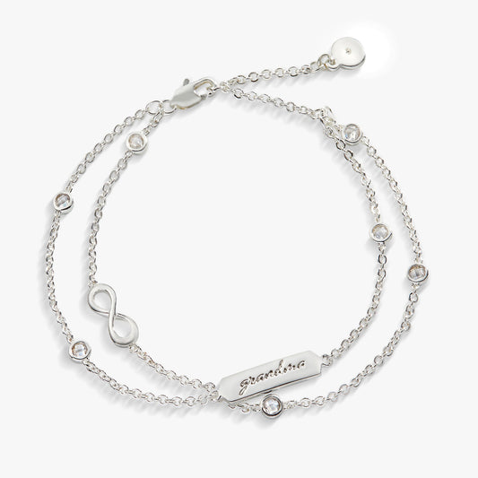 Alex and Ani Grandma' Infinity Chain Bracelet, Adjustable