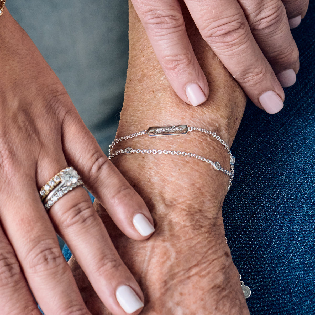 Alex and Ani Grandma' Infinity Chain Bracelet, Adjustable
