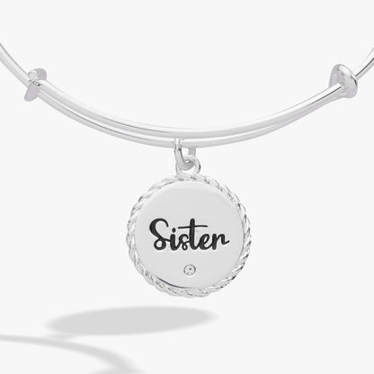 Alex and Ani Sister Charm Bangle