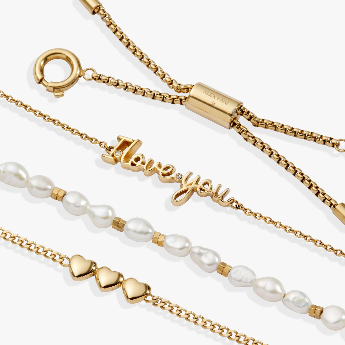 Alex and Ani “Home is where the heart is” I Love You Stranded Bracelet