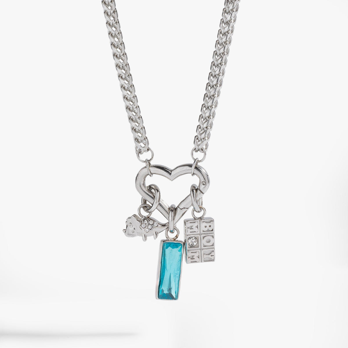 Alex and Ani Interchangeable Boy Mom Necklace