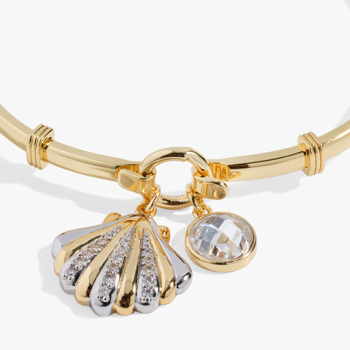 Alex and Ani Seashell Tension Bangle