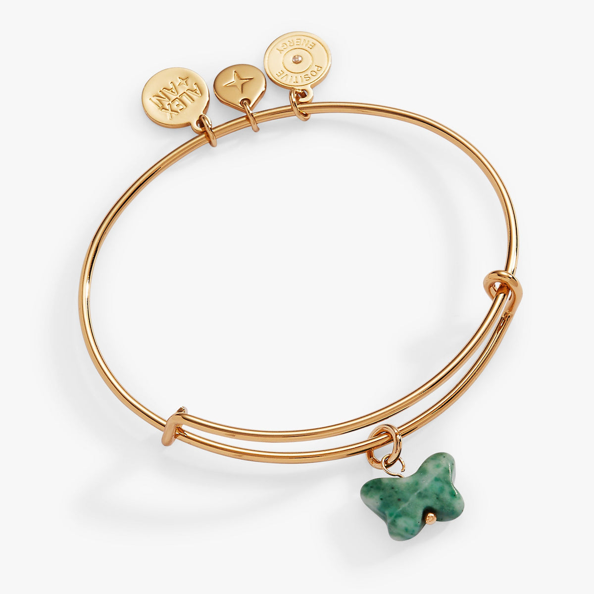 Alex and Ani Carved Butterfly Bangle