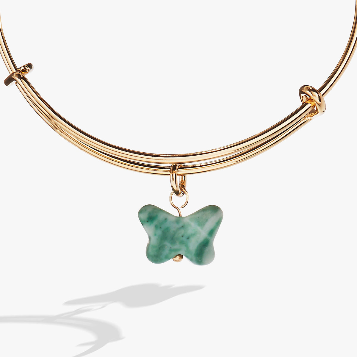 Alex and Ani Carved Butterfly Bangle