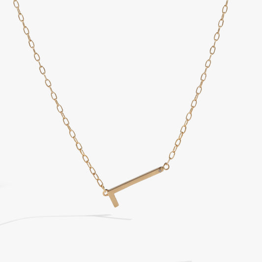 Alex and Ani Precious Elongated Initial Necklace L