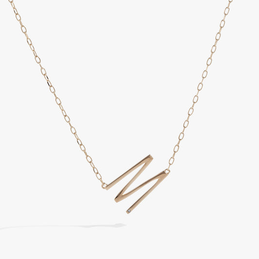 Alex and Ani Precious Elongated Initial Necklace M