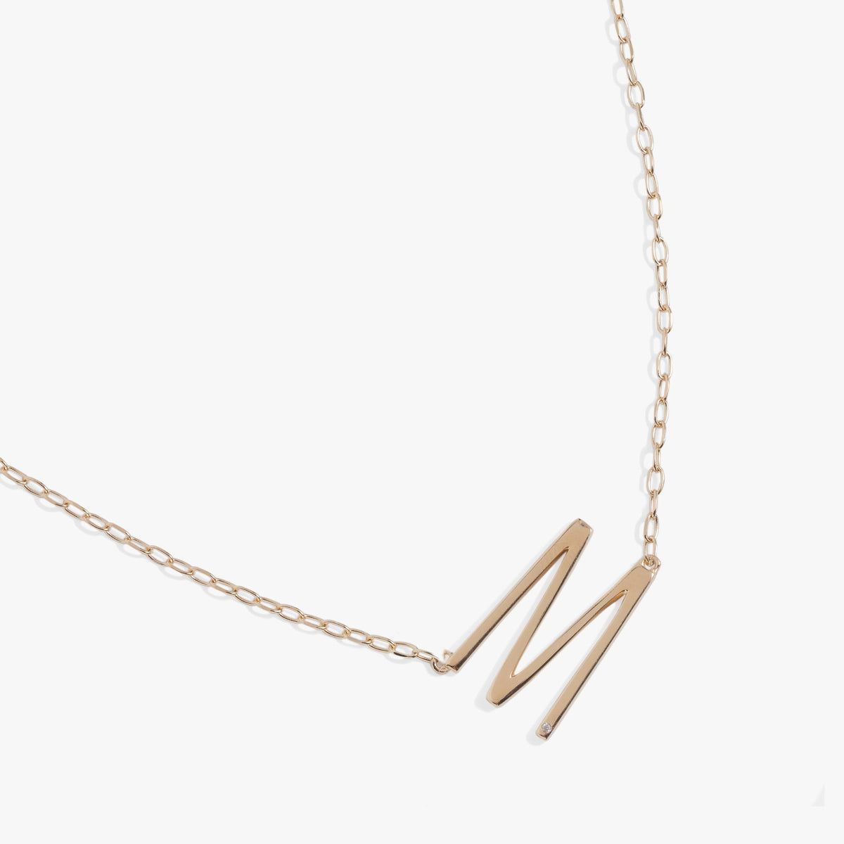 Alex and Ani Precious Elongated Initial Necklace M